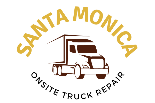 this image shows santa monica onsite truck repair logo