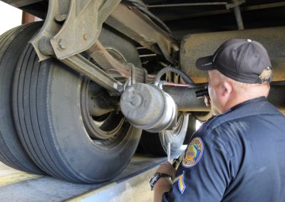 this image shows truck oil change in Santa Monica, CA